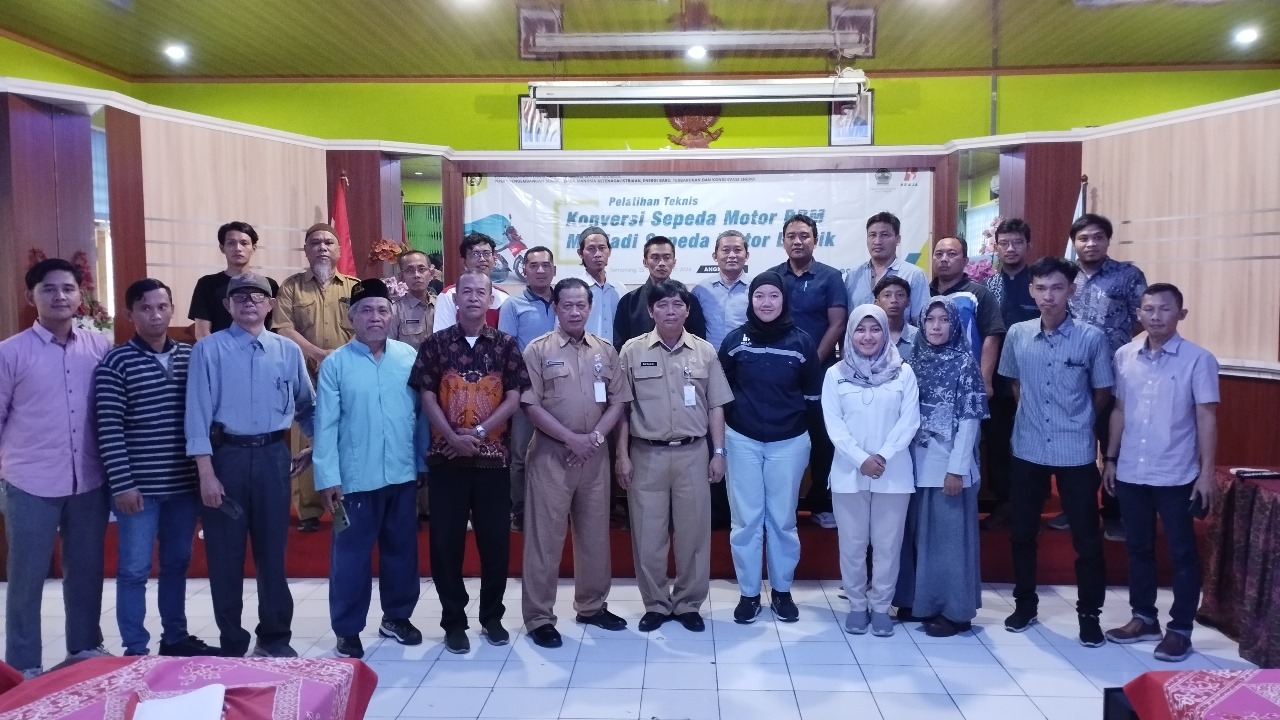 Sebanyak 24 Peserta Dari Bengkel, SMK, BLK di Wilayah Jawa Tengah Ikuti Pelatihan Konversi Sepeda Motor