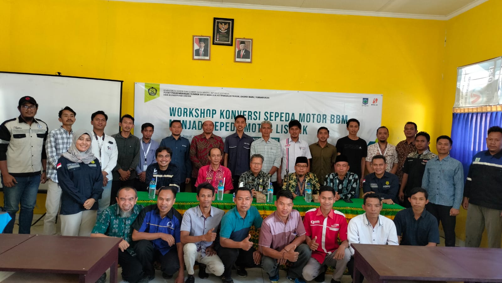 Kementerian ESDM Gelar Workshop Konversi Sepeda Motor BBM Menjadi Sepeda Motor Listrik di Lombok Barat